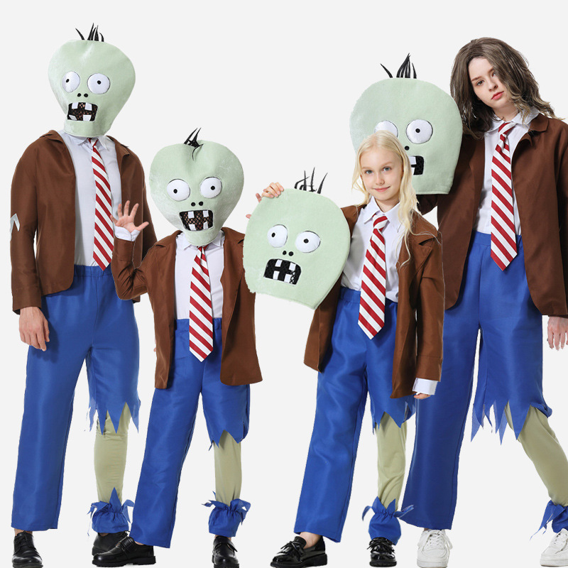 Plant Parent Costume - 親子ペア ハロウィン プラントVSゾンビ ドール ロールプレイコスチューム 大人用