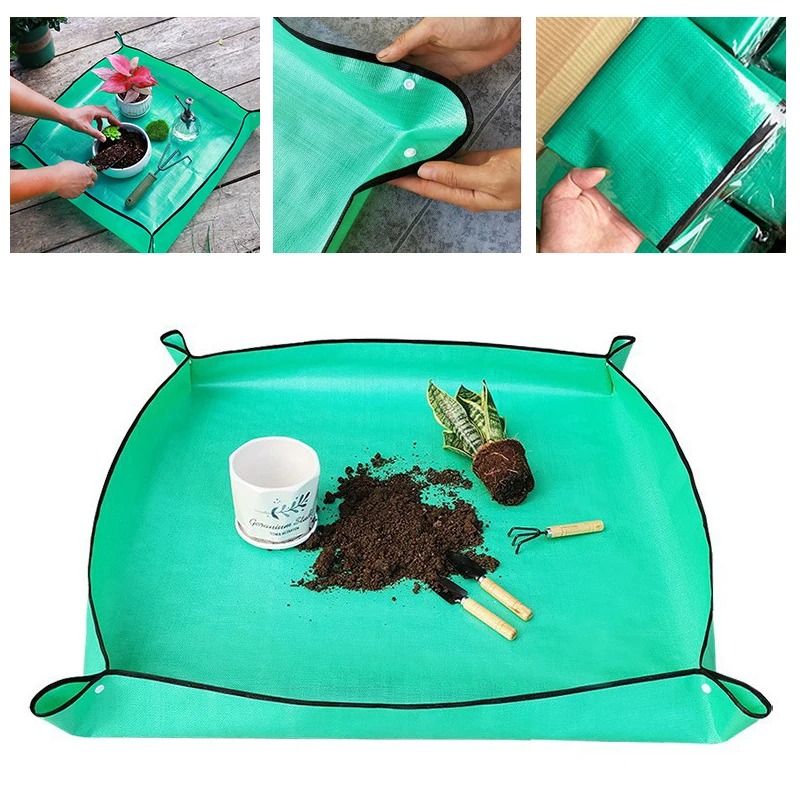 Plant Parent - 1 個植栽マット 50 センチメートル-100 センチメートルガーデニングポッティングパッド折りたたみ園芸植物植木鉢移植防水マット