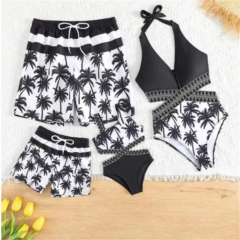 母と娘の水着,父と息子のビキニ,家族の水着,おそろいのビーチ - Plant Parent Costume のレビューと価格