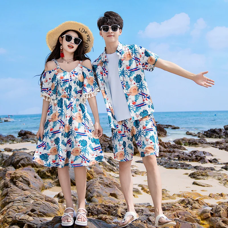 休暇の服装家族服ママ娘リゾートドレスお父さん息子ツーピースセ - Plant Parent Clothing のレビューと価格