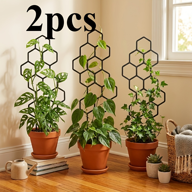2つのつる性植物育成器具、つる性植物や花用の植木鉢付き、屋内 - Plant Parent のレビューと価格