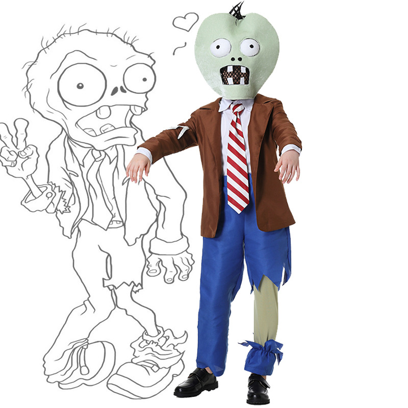 親子ペア ハロウィン プラントVSゾンビ ドール ロールプレ - Plant Parent Costume のレビューと価格