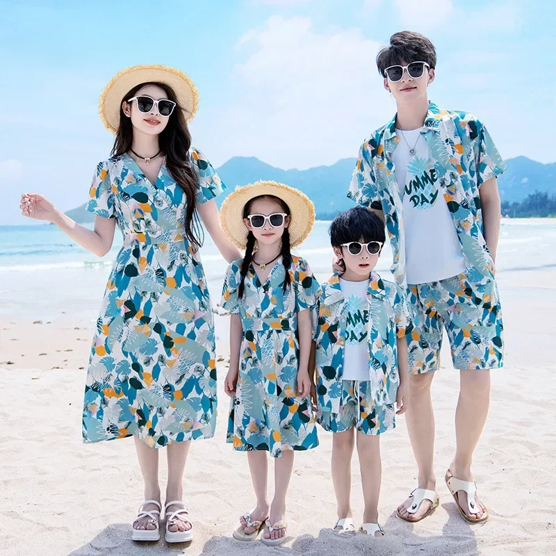 家族のためのマッチングバケーションエリアの衣類セット,ママ, - Plant Parent Clothing のレビューと価格